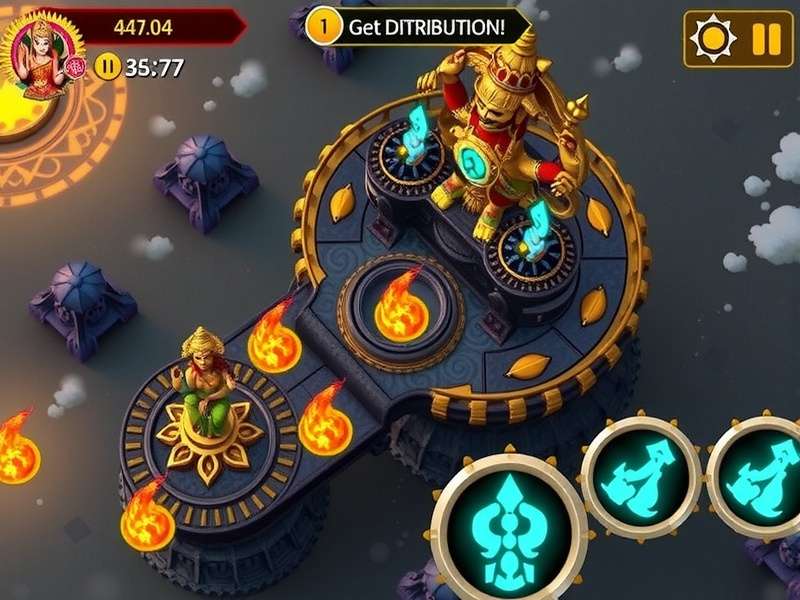 Divine Durga Temple Player Distribution Map